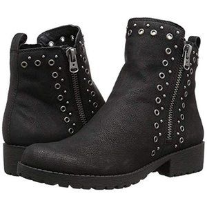 NWT! Lucky Brand Hannie Booties Brindle Black
